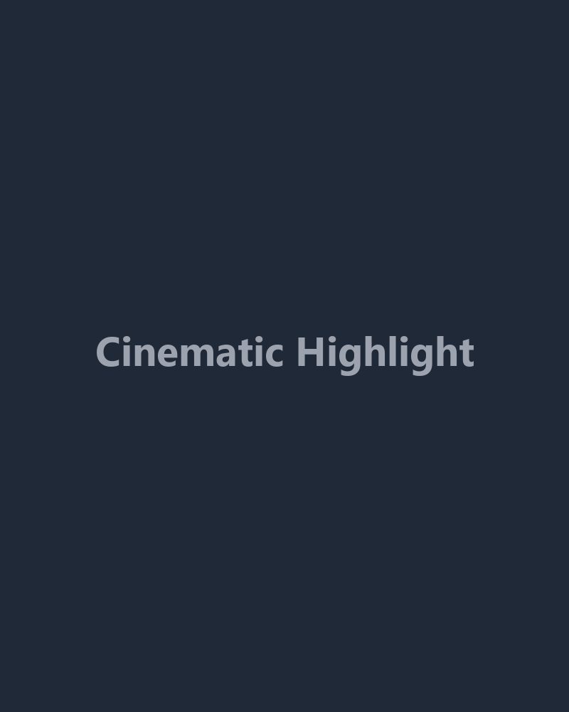 Cinematic wedding highlight still